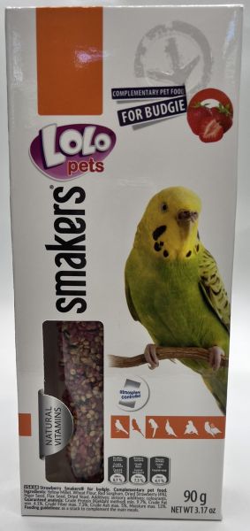 LOLO PETS Крекери за вълнист папагал 2бр - Ягода