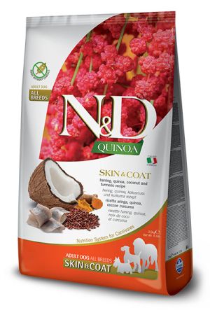 N&D Quinoa Skin & Coat - Херинга 7кг