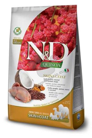 N&D QUINOA SKIN & COAT - Пъдпъдък 7кг