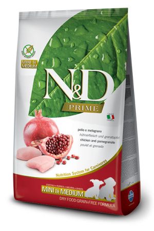 N&D Prime Mini&Medium Puppy Chicken/Pomegranate - Пиле/Нар