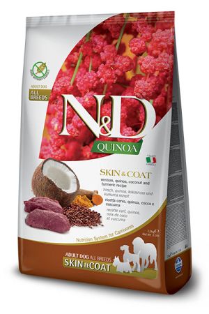 N&D Quinoa Skin&Coat Adult Venison -  Еленско месо 7кг