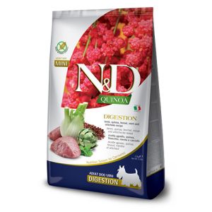 N&D Quinoa Digestion Lamb Adult MINI - Агнешко подобрява храносмилането 7кг 
