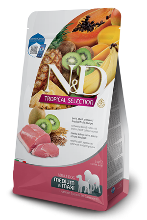 N&D Tropical Selection Adult Medium&Maxi Pork - Свинско 10кг 