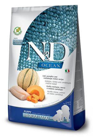 N&D Ocean Codfish Puppy Medium&Maxi – Риба треска 12кг