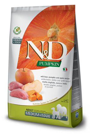 N&D Pumpkin Boar Adult Medium&Maxi - Глиганско 12кг 