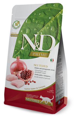 N&D Prime Neutered Chicken - Пилешко Кастрирани 5кг