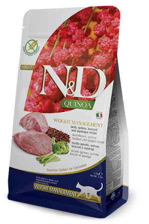 N&D Quinoa Weight Management Lamb - Агнешко Контрол на теглото 5кг 
