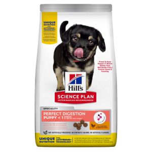 Hill's Science Plan Puppy Perfect Digestion Medium – Пилешко 10+2кг