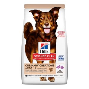 Hill's Science Plan CULINARY CREATIONS Canine Adult Medium Duck - Патешко 12+2кг