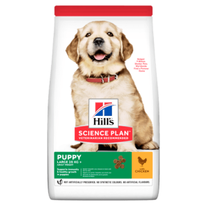 Hill’s Science Plan Canine Puppy Large Breed - Пилешко 13+3кг