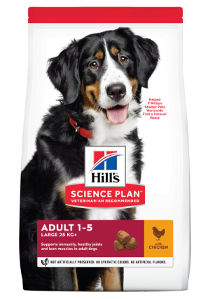Hill's Science Plan Large Breed Adult - Пилешко 15+3кг