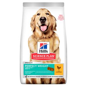 HILL'S SCIENCE PLAN Perfect Weight Large Breed Adult - Пилешко 10+2кг