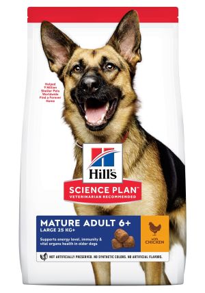Hill’s Science Plan Canine Mature Adult Large Breed - Пилешко 12+2кг