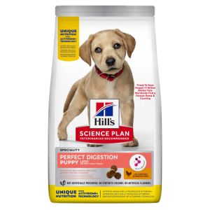 Hill's Science Plan Puppy Perfect Digestion Large - Пилешко 10+2кг