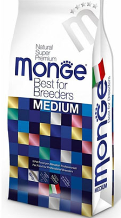 MONGE MEDIUM STARTER – СУХА ХРАНА ЗА КУЧЕНЦА ОТ СРЕДНИТЕ ПОРОДИ ОТ ОТБИВАНЕТО ДО 1Г.