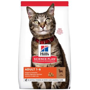 Hill's Science Plan Feline Adult - Агнешко 8,5+1,5кг