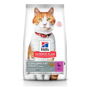 Hill's Science Plan Feline Young Adult Sterilised - Патешко 8,5+1,5кг