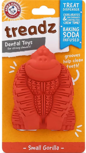 Arm&Hammer Super Treadz Mini Gorilla Играчка за кучета Горила малка
