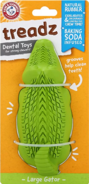 Arm&Hammer Super Treadz Gator Играчка за кучета Крокодил голям