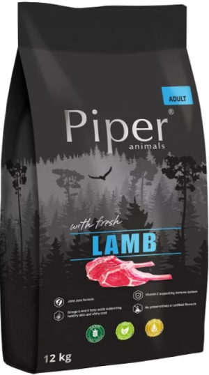 Piper Lamb Adult - суха храна за кучета с агнешко месо 12кг