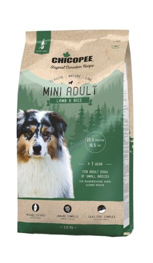 Chicopee Classic Nature Adult Mini храна за кучета от дребни породи над 10 месеца с агне и ориз 15кг