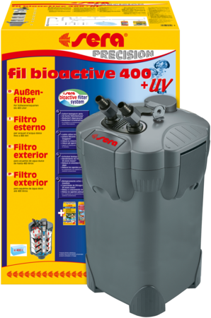 Външен филтър sera fil Bioactive 400 + UV - 1100 л/ч за аквариуми до 400 л