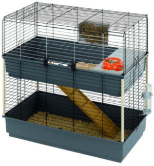 CAGE RABBIT 100 DOUBLE - Оборудвана клетка за зайци 