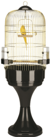 CAGE MAX 6 BRASS - Оборудвана клетка за птици - златна