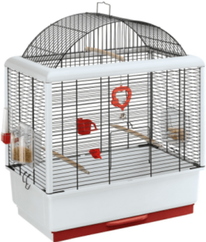 CAGE PALLADIO 3 BLACK - Оборудвана клетка за птици