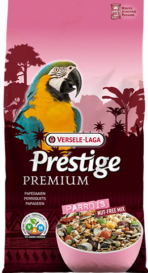 PRESTIGE PREMIUM PARROTS – Пълноценна премиум храна за големи папагали 