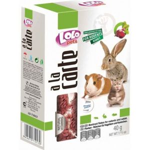 LOLO PETS Витамини за гризачи - Цвекло 40г