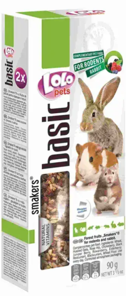 LOLO PETS Крекери за гризачи 2бр - Горски плодове