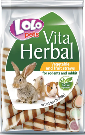 LOLO PETS пурички за малки животни и гризачи 200гр