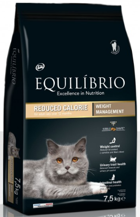 EQUILIBRIO ADULT CAT REDUCED CALORIE - 7.5 kg