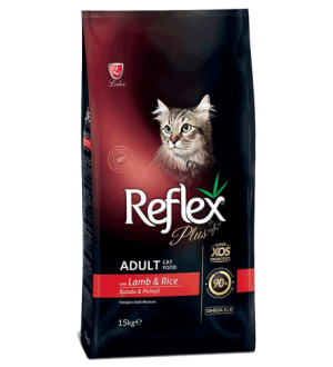 Reflex Plus Lamb & Rice Adult Cat - Пълноценна храна за израснали котки от всички породи с агнешко месо и ориз