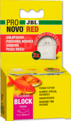 JBL PRONOVO RED HOLIDAY - блокчета, разтварящи се за 4-6 дни - за златни рибки