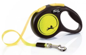 Flexi Classic Neon L - 5м лента жълт до 50кг - светлоотразителен