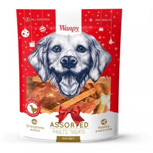 Wanpy Christmas Packs for dog 300 г - Коледен микс от най-предпочитаните лакомства за кучета