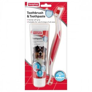Beaphar Dental Kit паста за зъби + четка за зъби, 100 г