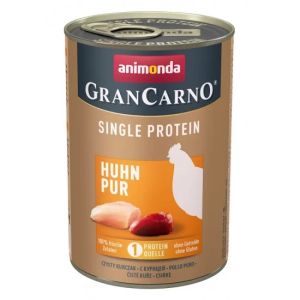 GranCarno Single Protein Pure Chicken 0.400kg x 6pcs - Единичен протеин само пилешко месо 0.400кг х 6броя 
