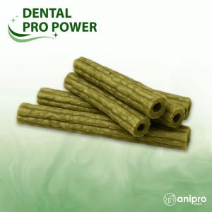 anipro Dental Pro Power пурички със спирулина, 84 г, зелен чай
