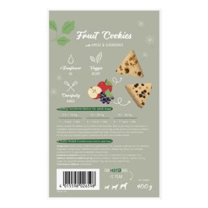 Chicopee Fruit Cookies бисквити с ябълки и бъз, 400 г