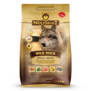 Wolfsblut Wild Duck Small Breed храна за кучета от дребни породи с дива патица и картофи, 7.5 кг