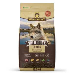 Wolfsblut Wild Duck Senior храна за възрастни кучета с дива патица и картофи, 2 кг