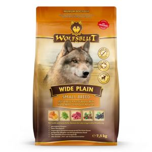 Wolfsblut Wide Plain Small Breed храна за дребни породи кучета с конско и сладки картофи, 7.5 кг