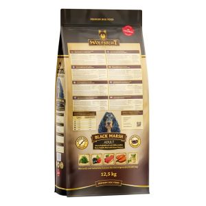 Wolfsblut Black Marsh Adult храна за кучета с воден бивол и сладки картофи, 12.5 кг