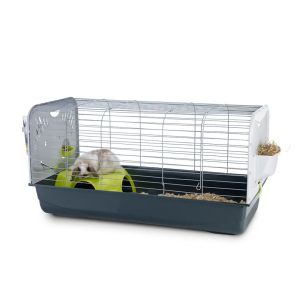 Клетка Savic Caesar De Lux 2  80 x 50 x 51см, с хранилка, поилка, място за сено, платформа , за морски свинчета