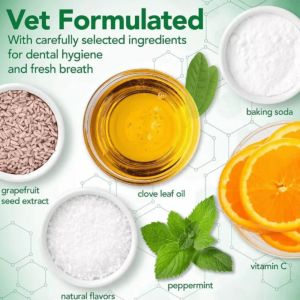Vet's Best Dental gel 100гр гел за зъби кучета, с масло от нийм, грейпфрут, Алое