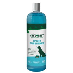 Vet's Best Breath Freshener 500мл вода за уста свеж дъх с мента и карамфил