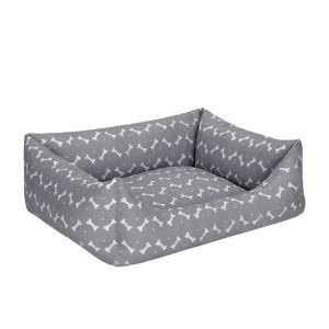 Pet Comfort легло за куче Uniform, сиво-бяло, XS, 50х40 см
